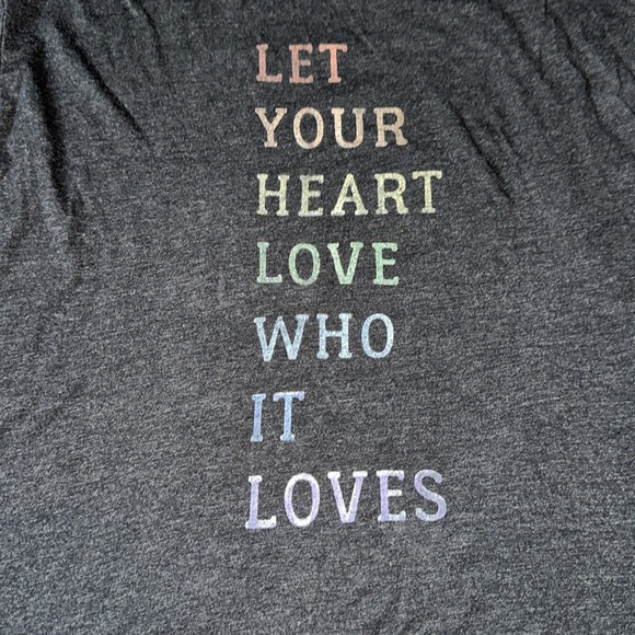 Women’s size large pride racer back tank top SUPER SOFT AND COMFORTABLE! - Picture 2 of 4